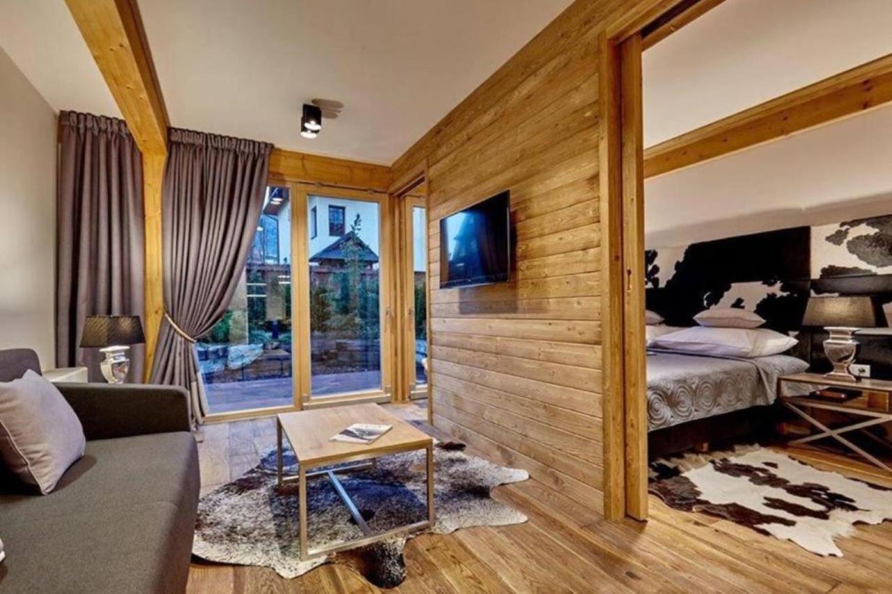 Apartamenty Pod Giewontem Gawra - Piekny Apartament Z Tarasem, Sauna I Jacuzzi W Cenie Pobytu - 5 Min Pieszo Do Krupowek Zakopane Luaran gambar